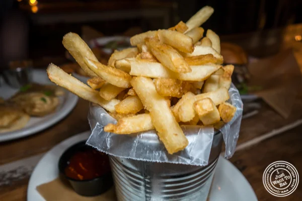 French fries at Hudson Hall in Jersey City, NJ