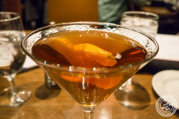 Test Drink No 7 cocktail at Del Frisco's Grille at the Rockefeller Center