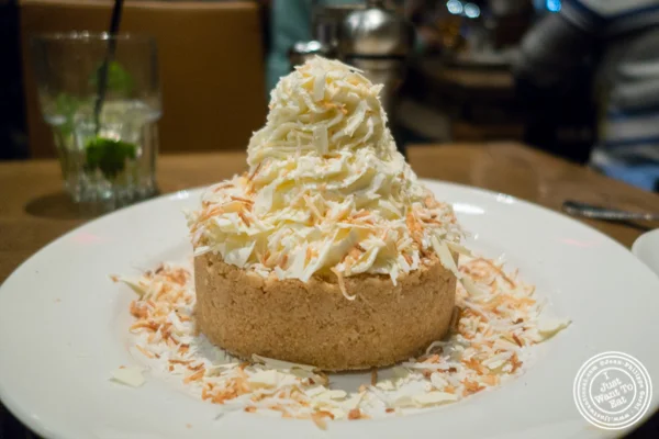 Coconut cream pie at Del Frisco's Grille at the Rockefeller Center