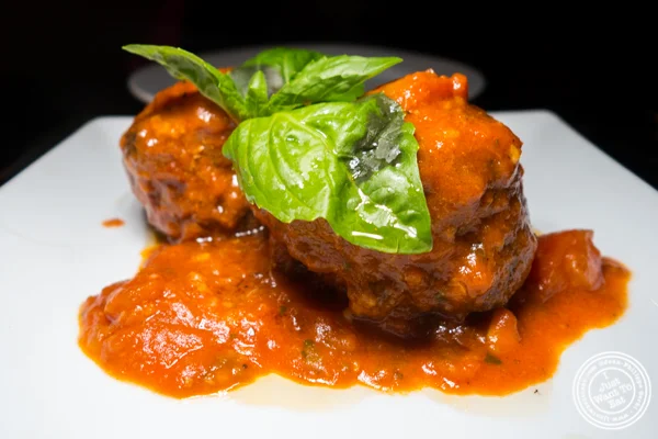Meatballs at Bocca di Bacco in Hell's Kitchen