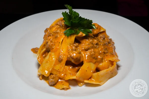 Fettuccine a la Bolognese at Bocca di Bacco in Hell's Kitchen