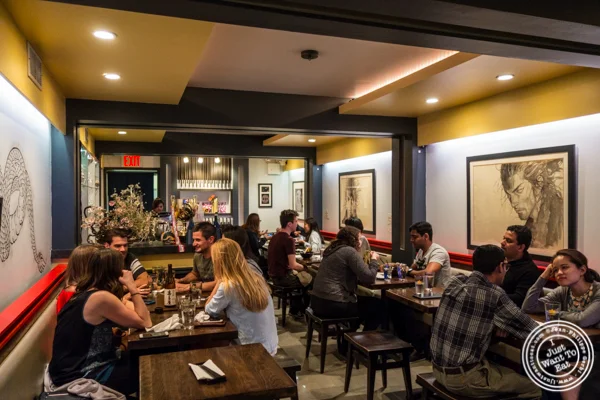Dining room at Ramen-Ya Samurai Edition in the West Village