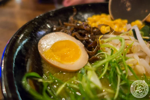 Yasai ramen at Ramen-Ya Samurai Edition in the West Village