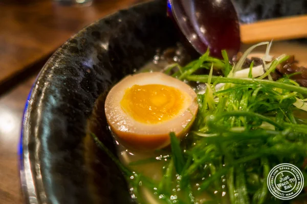 Shoyu ramen at Ramen-Ya Samurai Edition in the West Village