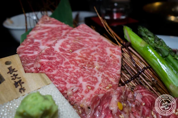 Wagyu ribeye at Yakiniku Futago in NYC, NY