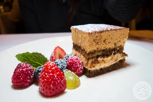 Tiramisu at Basta Pasta in Chelsea, NYC