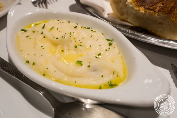 Mashed potatoes at Ruth's Chris in Manhattan