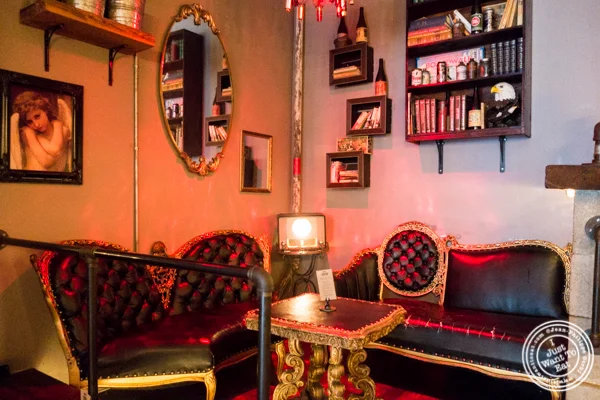 Cozy area at The Baroness in Long Island City