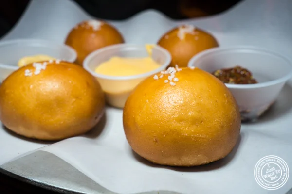 Bretzel balls at The Baroness in Long Island City