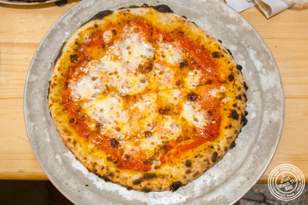 Margherita pizza at Roberta's Pizza at Urbanspace Vanderbilt