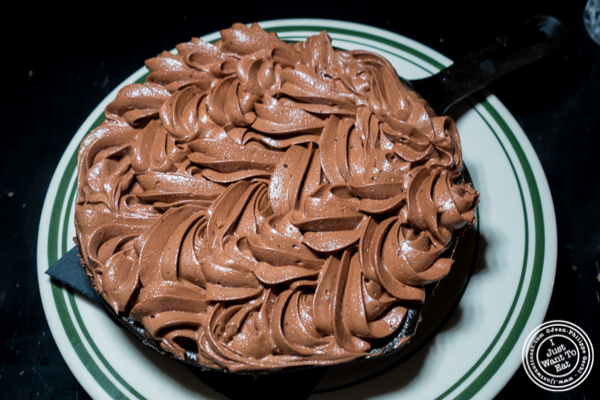 Dirty chocolate cake at Antique Bar & Bakery in Hoboken, NJ