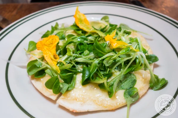 Quesadilla de flor at Tacuba in Hell's Kitchen, NYC, NY