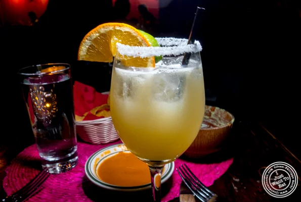 Chef's Margarita at Tacuba in Hell's Kitchen, NYC, NY