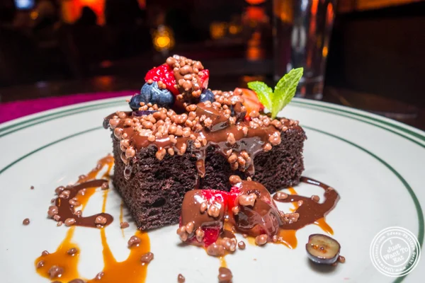 Chocolate crunch cake at Tacuba in Hell's Kitchen, NYC, NY