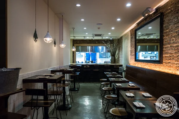 Dining room at Method in Hell's Kitchen, NYC, NY