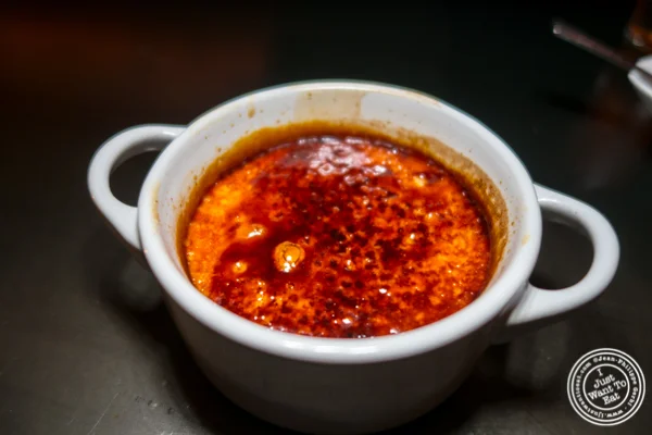 Roasted buckwheat creme brûlée at Method in Hell's Kitchen, NYC, NY