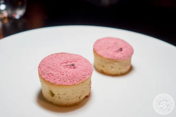 Raspberry cookies at The Clocktower in NYC, NY