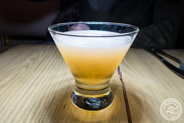 Rosie The Riveter cocktail at Blue dog cafe in NYC, NY