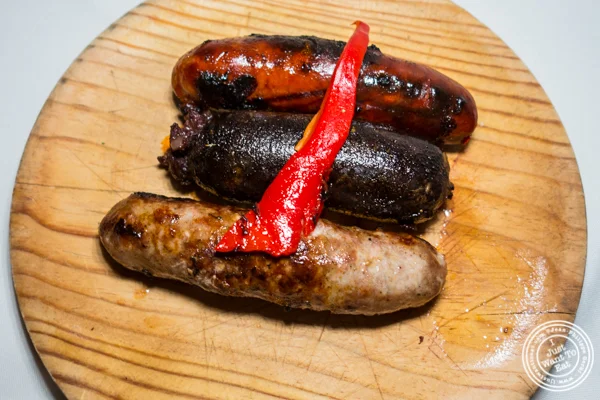 Trio de Chorizo Caseros at Chimichurri Grill West in Hell's Kitchen