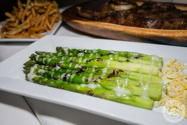 Asparagus with citrus vinaigrette at Chimichurri Grill West in Hell's Kitchen