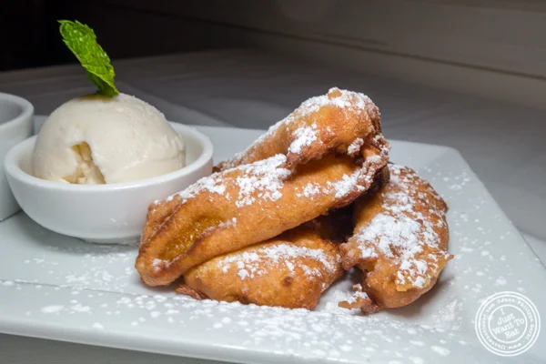 Bunuelos de bananas at Chimichurri Grill West in Hell's Kitchen