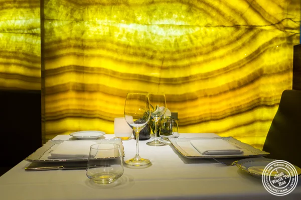 Dining room at Marea in NYC, NY
