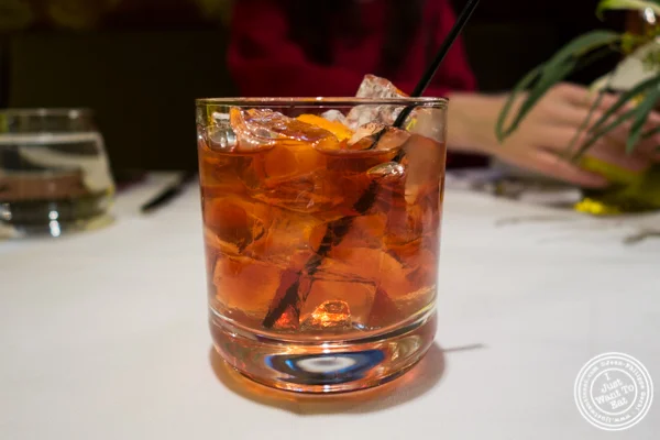Old fashioned at Marea in NYC, NY