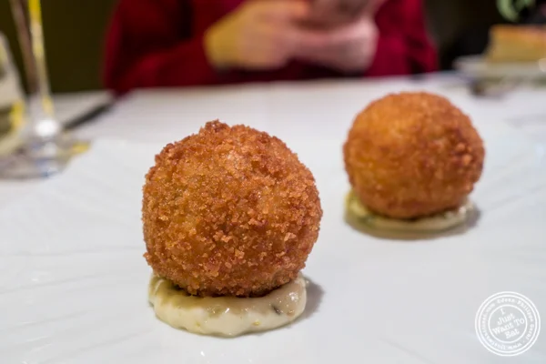 Cauliflower croquette at Marea in NYC, NY