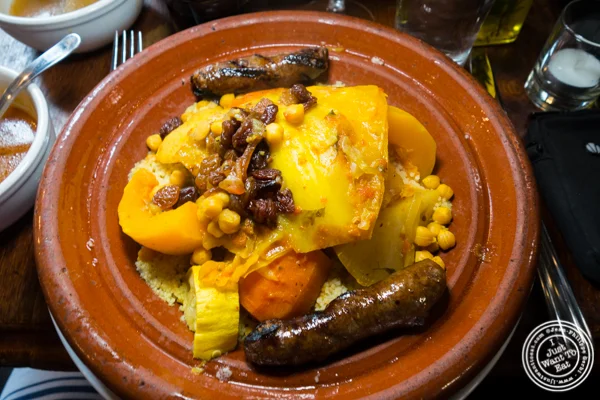 Couscous royale at Barbes in Hoboken, NJ