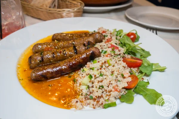 Merguez brochette at Barbes in Hoboken, NJ