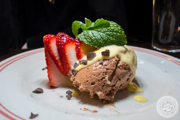 Chocolate mousse at Barbes in Hoboken, NJ