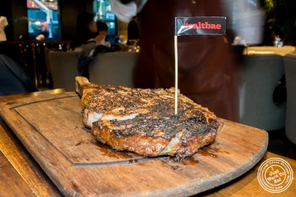 Tomahawk at Nusr-Et Steakhouse in NYC 