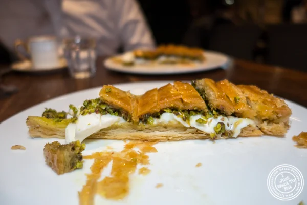 Baklava at Nusr-Et Steakhouse in NYC 