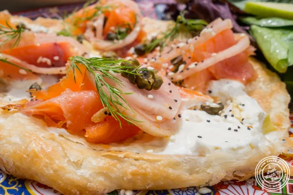 Everything roti and lox at Talde in Jersey City