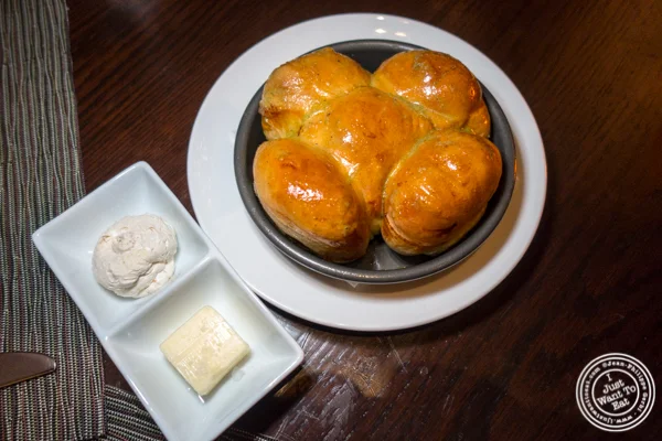 Bread at Butcher and Banker steakhouse in NYC, NY