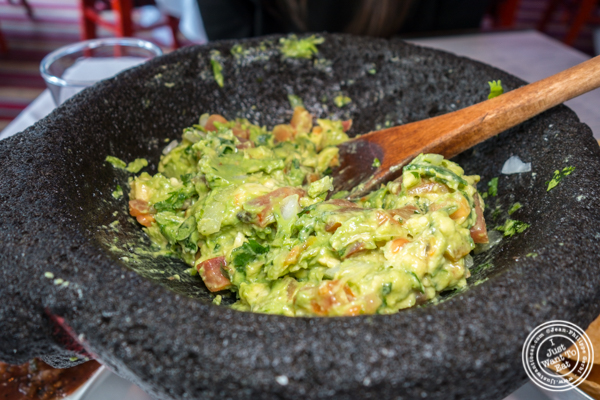 Guacamole at Rosa Mexicano near the Lincoln Center