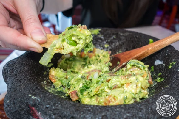 Guacamole at Rosa Mexicano near the Lincoln Center