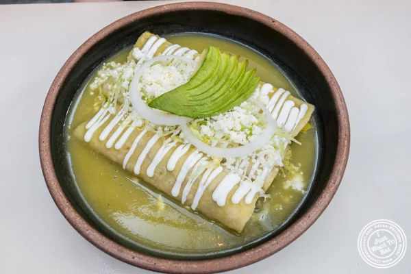 Enchilada Doña Blanca at Casa Enrique in Long Island City