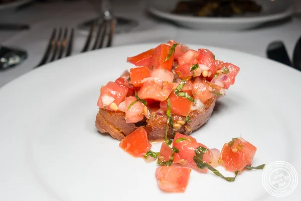 Bruschetta at Il Falco in Long Island City