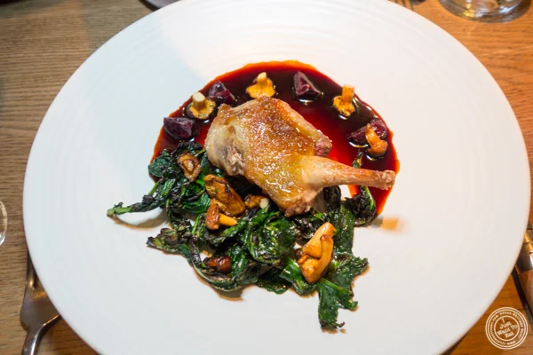 Squab at Rouge Tomate Chelsea in NYC, NY