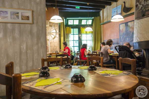 Dining room at Creperie Cadet Rousselle in Grenoble, France