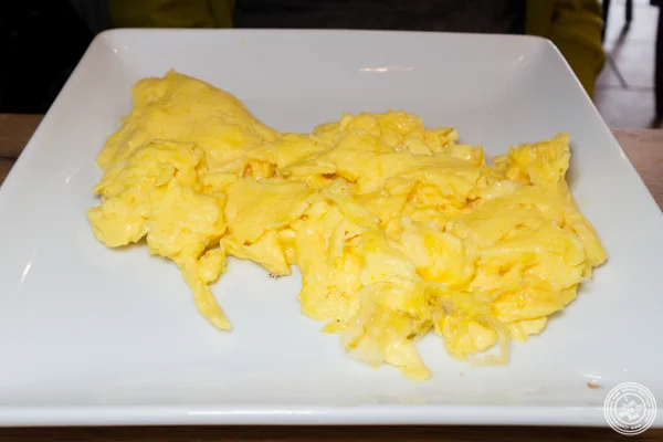 Scrambled eggs at Tosti in Hoboken, NJ