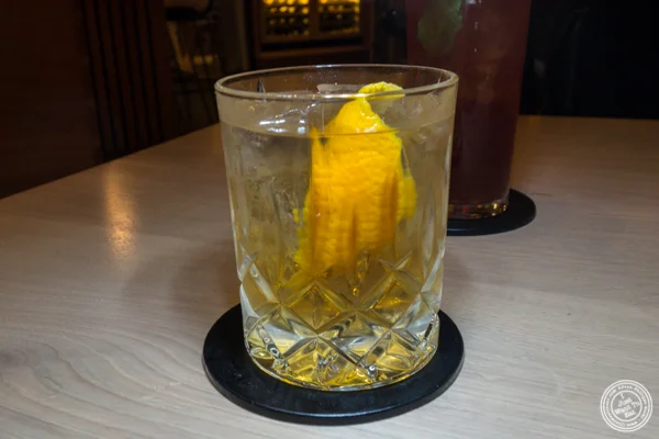 Stockholm on Seneca cocktail at Agern, in Grand Central Terminal, NYC