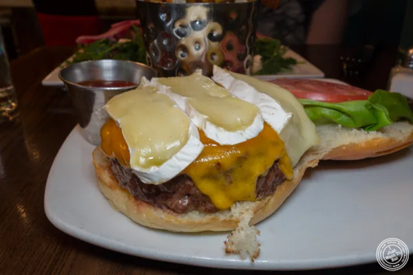 Burger at Juniper Bar in NYC, NY