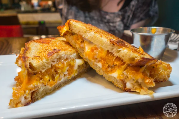 Tater tot melt at Juniper Bar in NYC, NY