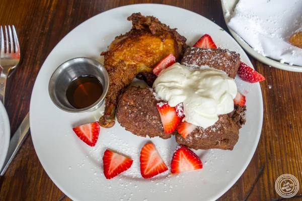 Fried chicken and French toast at The Vanderbilt in Brooklyn
