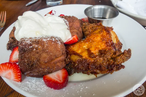 Fried chicken and French toast at The Vanderbilt in Brooklyn