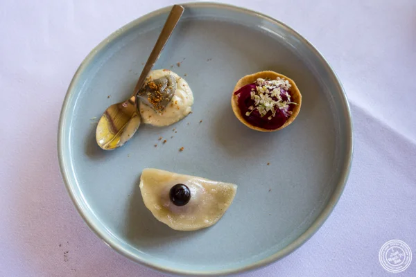 Amuse bouche at La Corne D'Or in Corenc, France