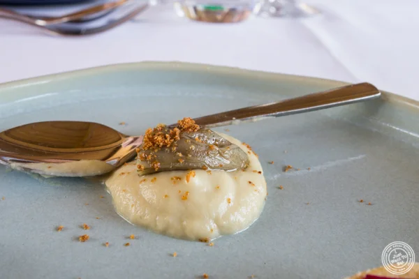 Fennel purée at La Corne D'Or in Corenc, France