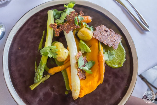 Vegetable plate at La Corne D'Or in Corenc, France